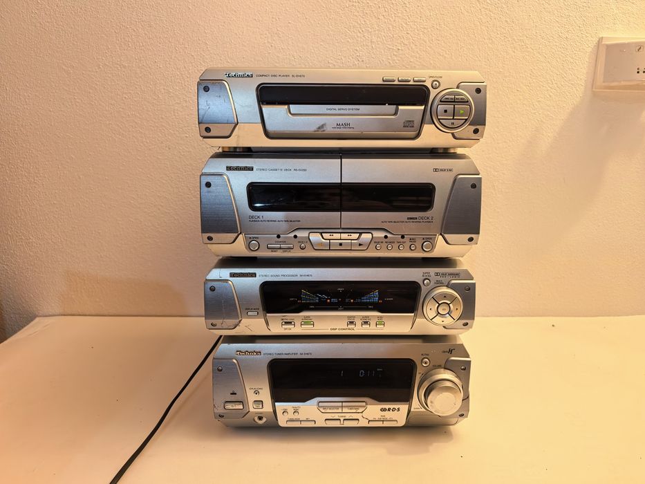 Amplificator Technics SA EH 670, procesoe sunet SH EH 670, CD SL EH 570 si deck  RS DV 250 staie