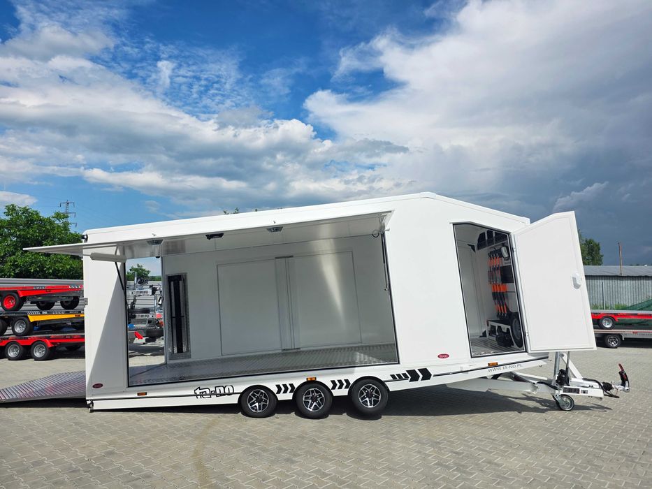 Remorca transport auto 6M inchisa TA-NO SPORT TRANSPORTER 60 PREMIUM