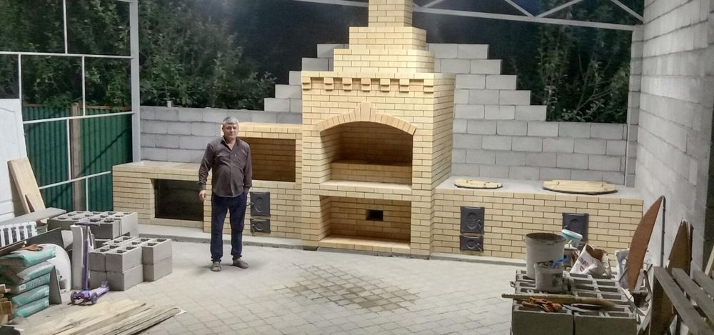 Барбюку казан ужак летний кухня ишлимиз