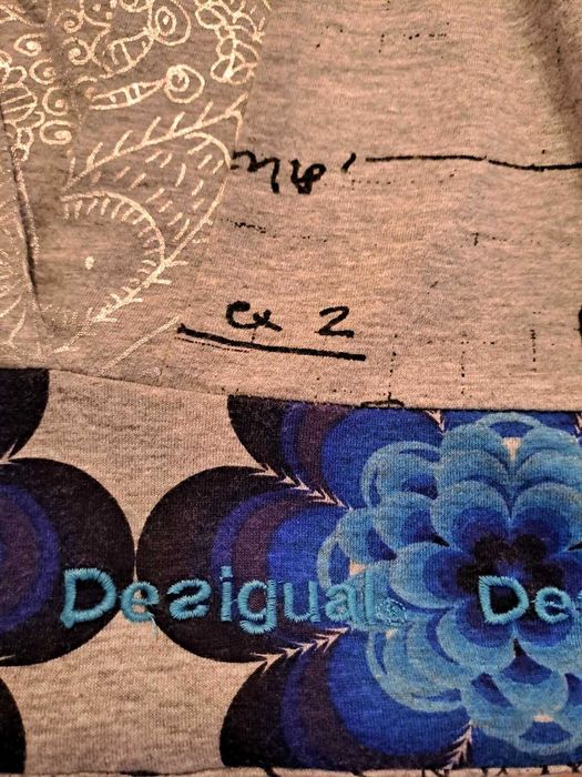 Rochie midii cu mânecă scurtă , bumbac L Desigual