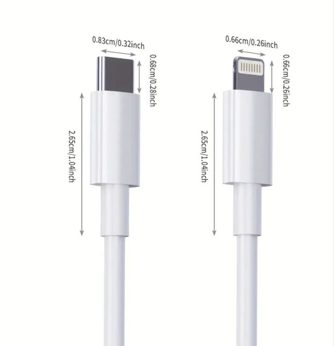 Cablu USB-C → Lightning Fast Charge - Încărcare Rapidă iPhone