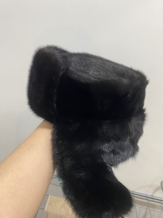 Шапка, ушанка норковая