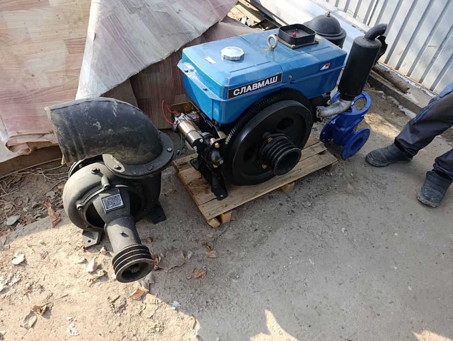 Мотопомпа дизельная