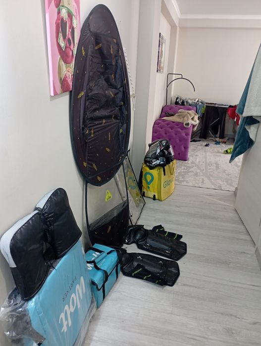 Продам термокороб шлем крыша на мопед нарукавник наколенники шлема