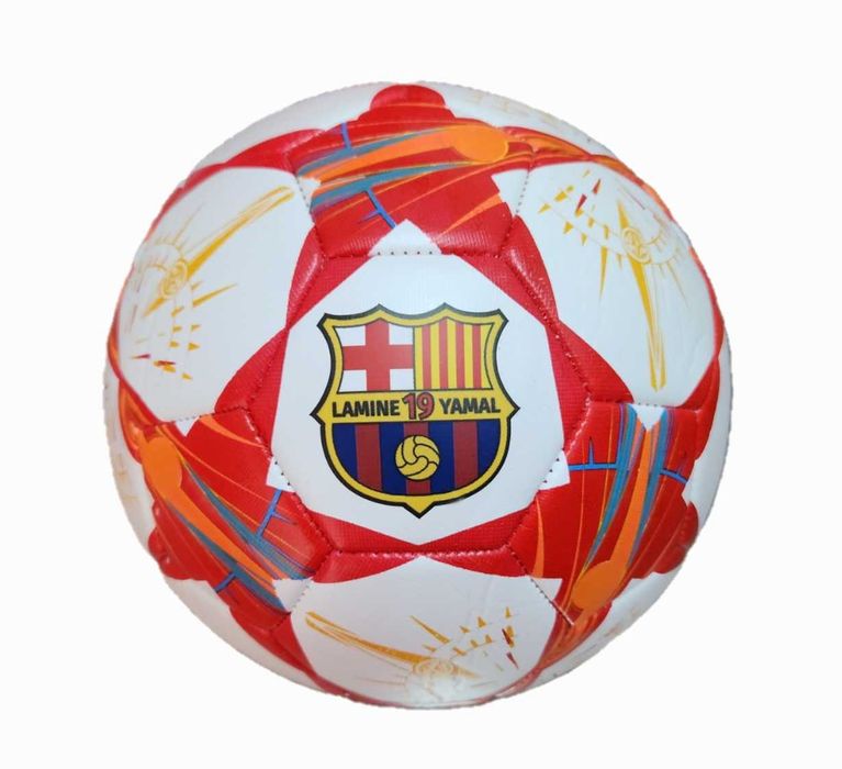 Топка  Ямал LAMINE YAMAL Барселона червена Шампионска лига Промо