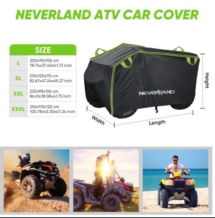 Husa prelata atv quad (cf moto can am tgb polaris segway) M - XXXL