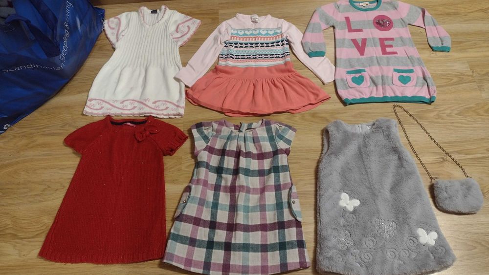 Детски зимни рокли за 4 годинки