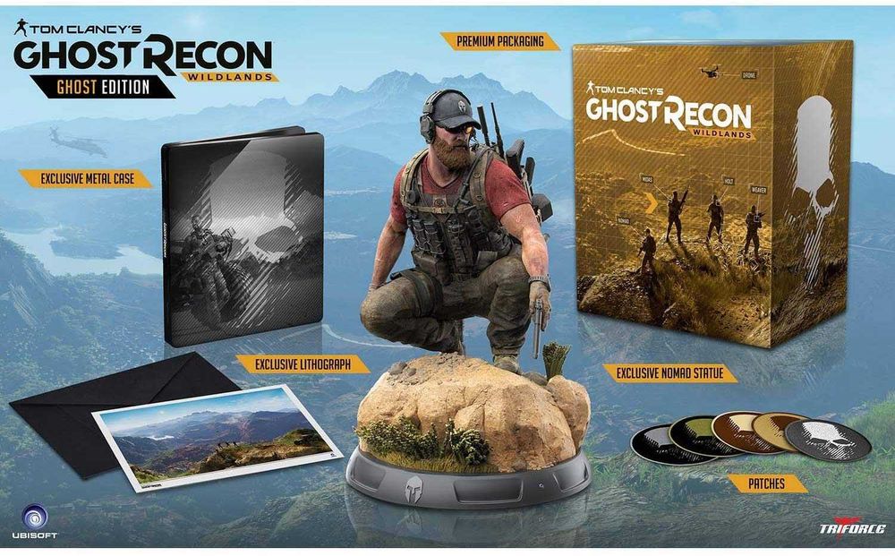 Ghost Recon Wildlands Nomad Collector's Case ,de colectie , noua