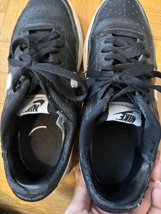 Кожени обувки Nike court vision alta