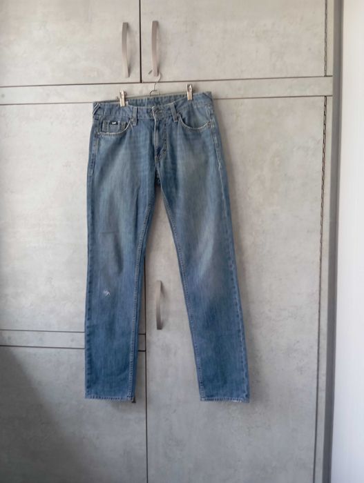 Джинсы мужские голубые