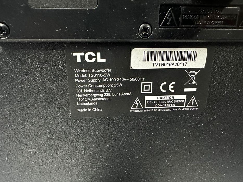 Soundbar TCL TS6110-SW -T-
