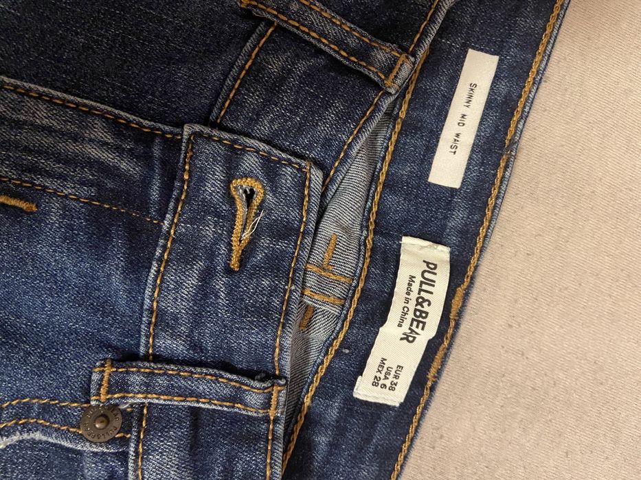 Blugi Pull&Bear skinny mid waist