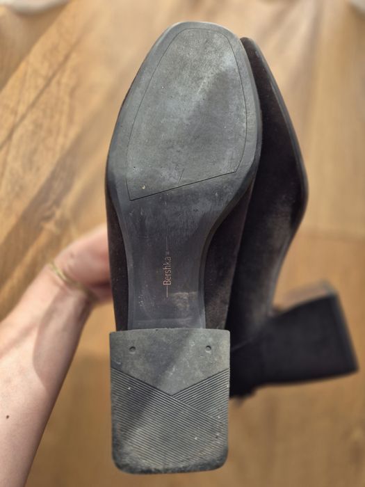 Botine negre Bershka