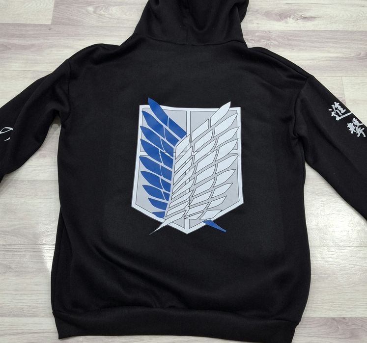 худи с принтом Attack on Titan