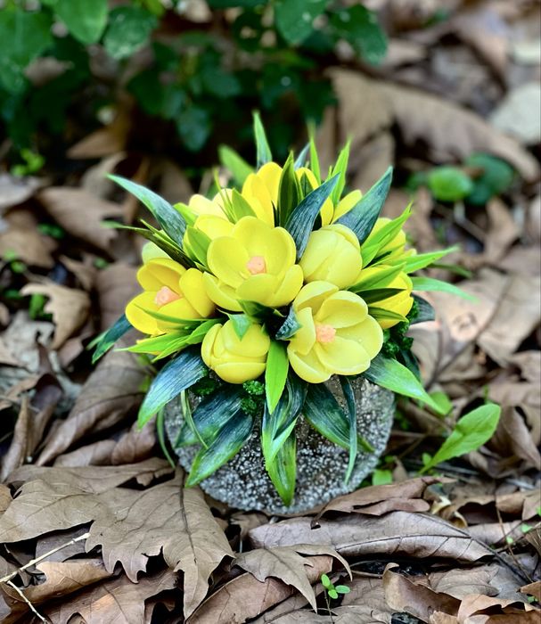 Аранжировки/букети с  ароматни цветя от глицеринов сапун.