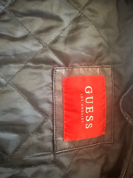 GUESS мъжко кожено яке размер XL