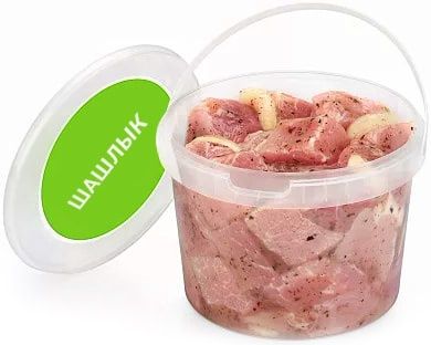 Маринованный шашлык сырой баранина