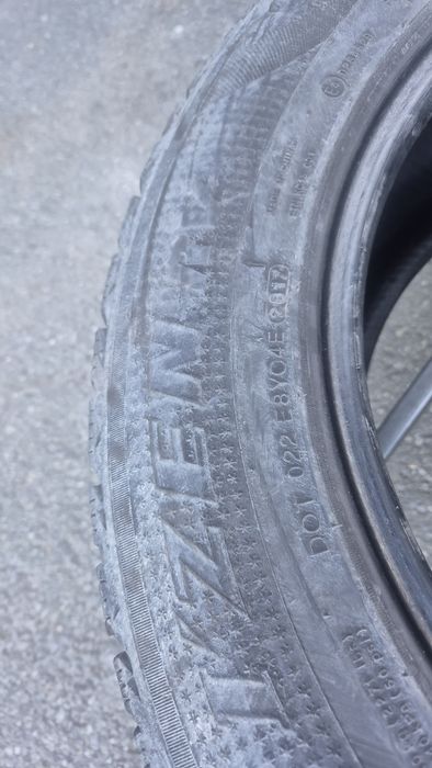 255 55 28 3бр зимни гуми дот 17 7мм граифер без лепенки ипукнатини