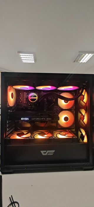 Супер Гейм PC Ryzen 5 9600X/32Gb/1TB SSD/RTX 3080 10Gb/WiFi&BT/Гаранци
