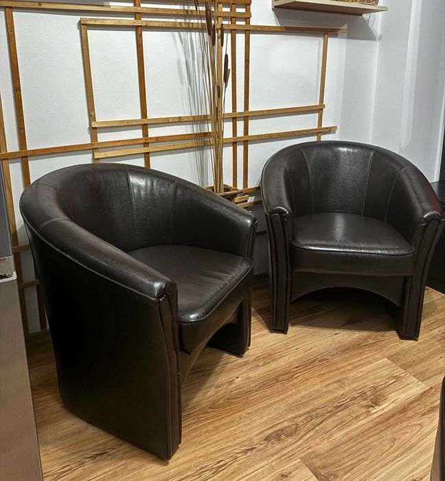 Set 2 fotolii piele ecologica