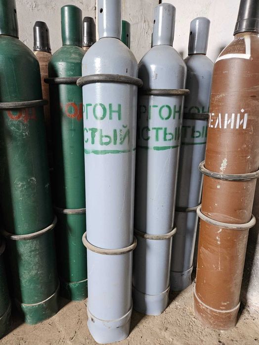 Аргон газ особой чистоты 6.0 (99,9999%), в 40 литровом баллоне(6.2 м3)