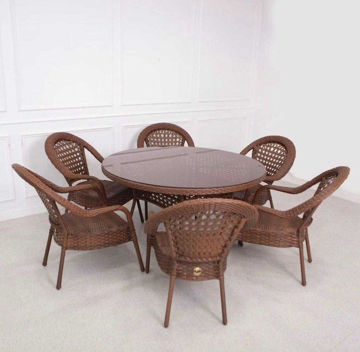 Плетеная мебель для дачи: наслаждайтесь отдыхом на свежем воздухе!