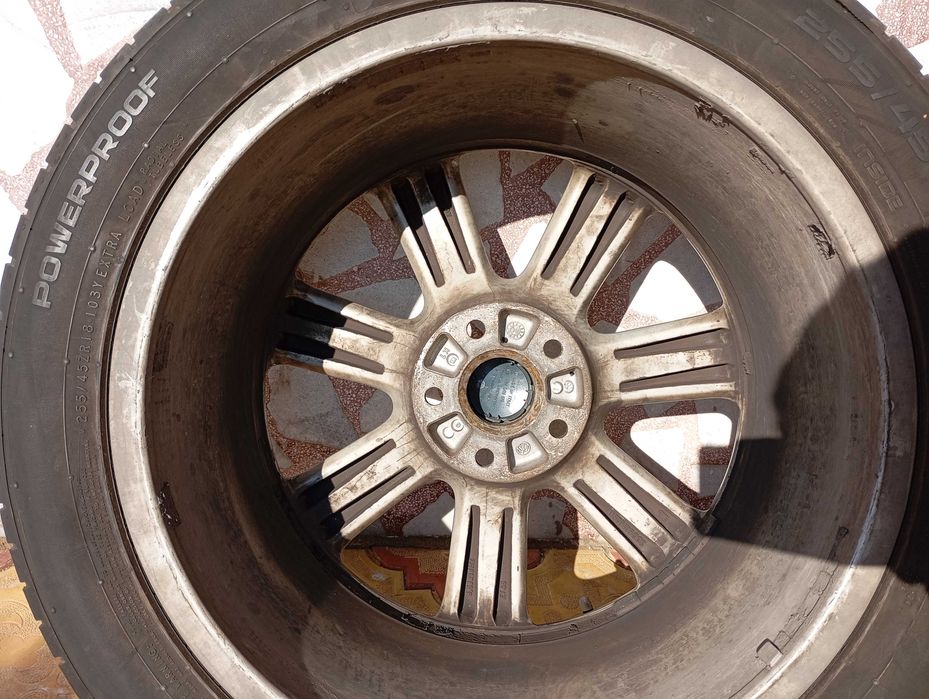 4 броя джанти и 2 броян летни гуми за волсваген фаетон, ауди8 и др