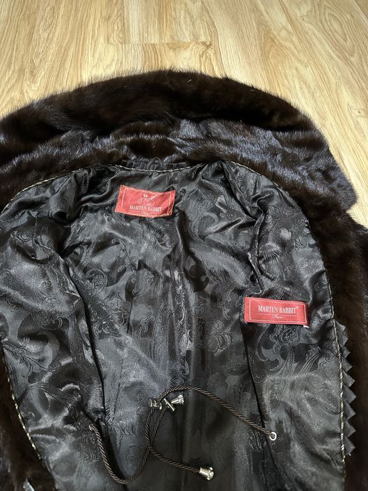 Шуба норковая коричневая