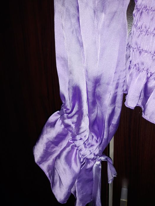 Bluza matase lila