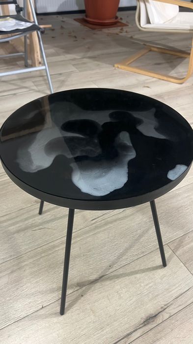 Masa cafea cu epoxy