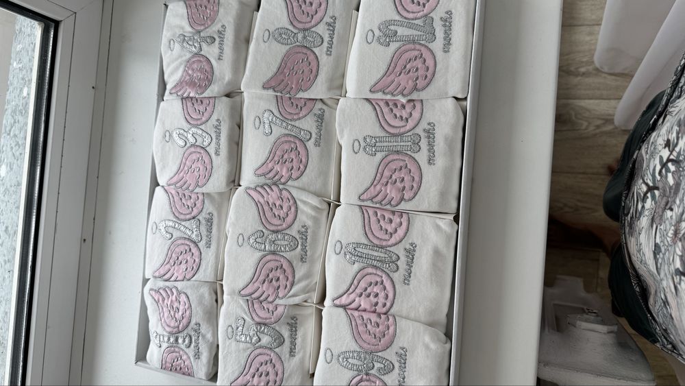 Набор бодиков по месяцам