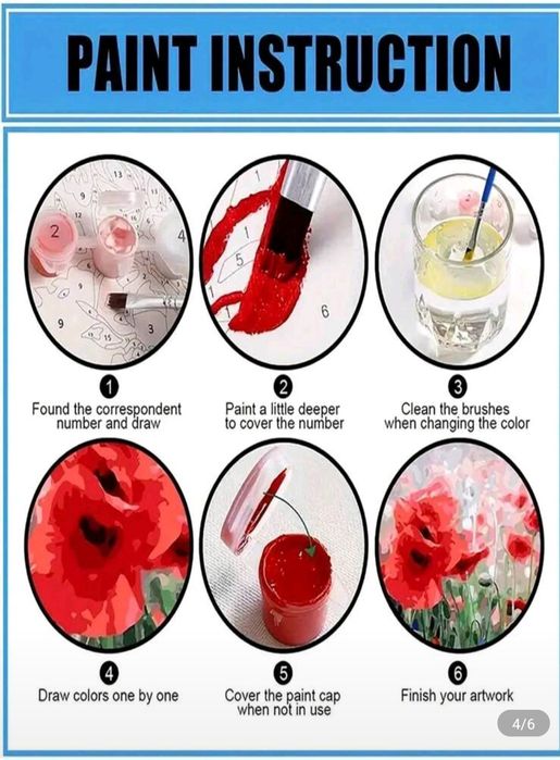 Рисуване по номера Лалета