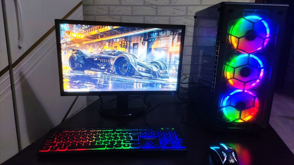 Игровой компьютер i5-10400f Gtx1660ti 6gb LCD27"