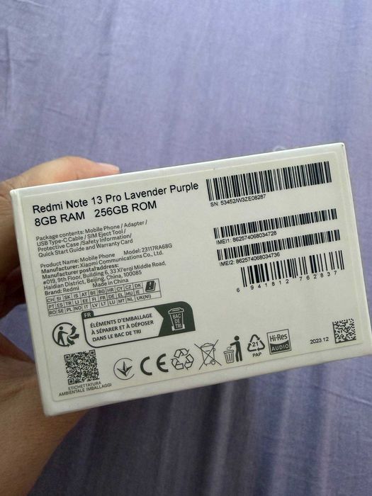 Xiaomi Redmi Note 13 Pro 4G   LAVENDER (Б/У)