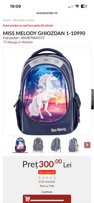 Ghiozdan Miss Melody