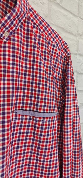 HUGO BOSS Slim fit  Оригинална мъжка карирана риза размер М