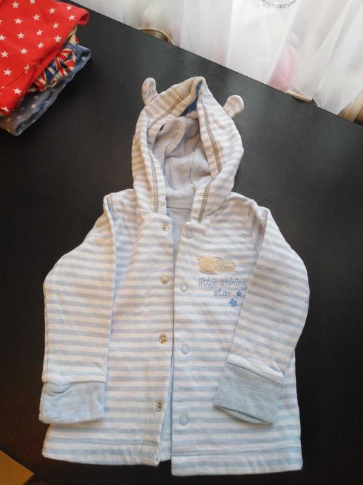 Пролетно бебешко яке/горнище с качулка и ушички