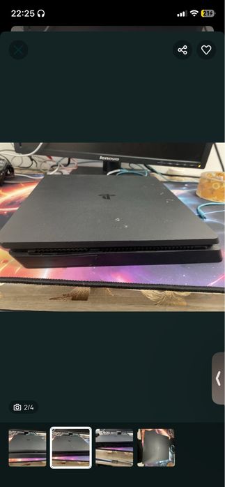 Ps4 slim 500gb plus un microfon și controler