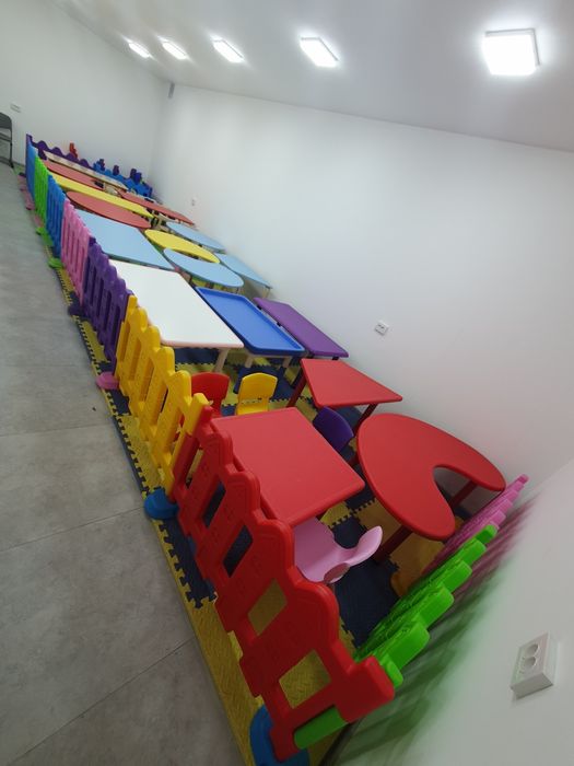 Детская мебель/Детский стол квадратный/bolalar stoli/JOYMAX