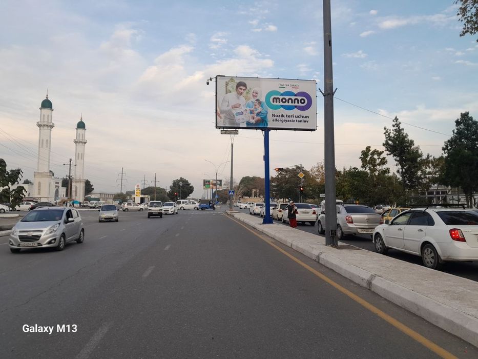Ózbekistonda tashqi reklama/Наружная реклама/Qarshi/bilbord/Led ekran/