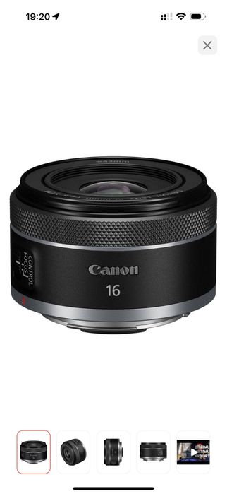 Объектив Canon RF 16mm