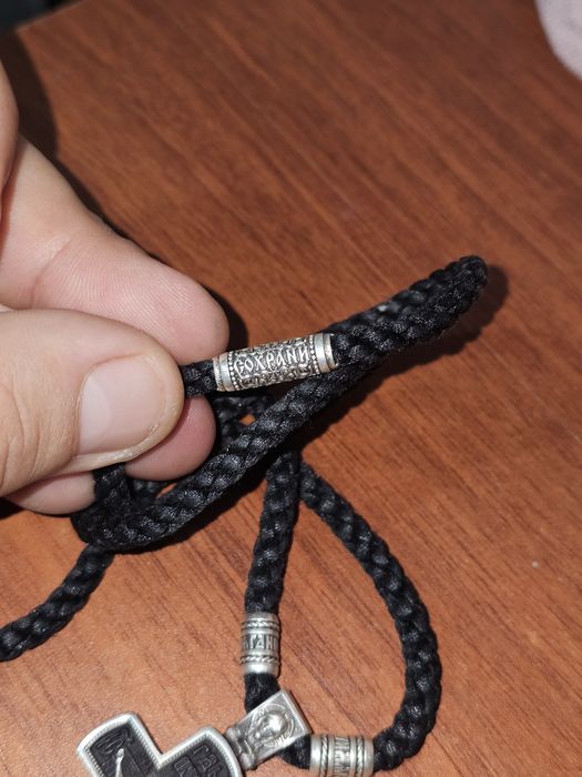 Крест серебряный