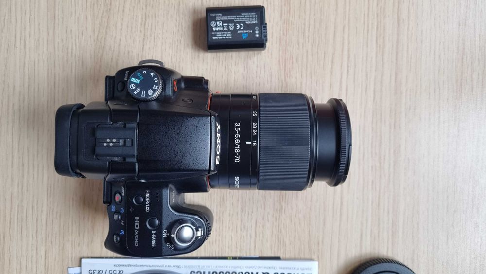 DSLR Sony a55 + Obiectiv 18-70mm cu DEFECTE