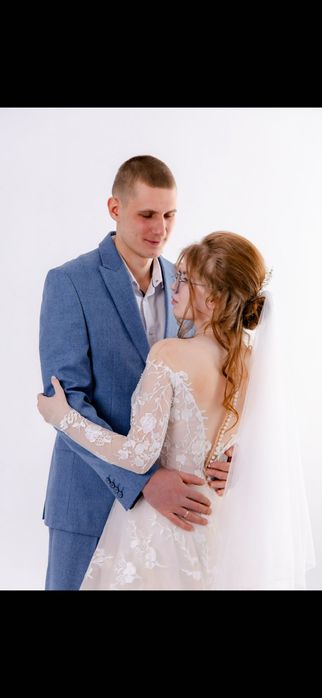 Свадебное платье, размер [44-46]