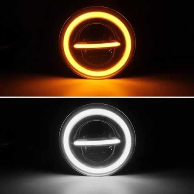 НОВ МОДЕЛ 200W 7 Инчови LED Фарове за Lada Niva Jeep Wrangler Cherokee