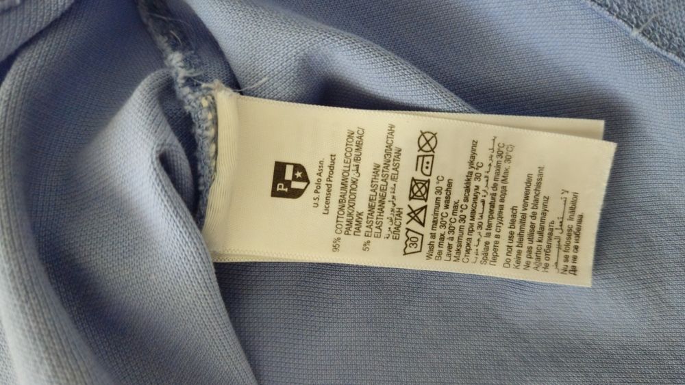 Tricou Polo turquoise marime L