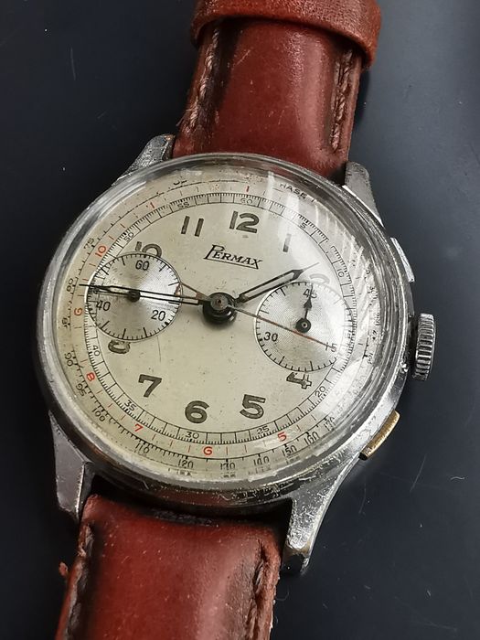 Ceas Permax Chronograph Anii'50 Mecanic