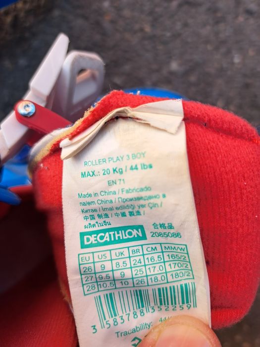 Role cu 3 roti Oxelo