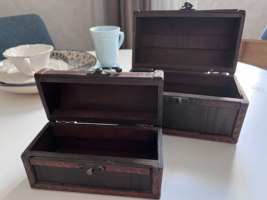 Шкатулки, сундучки - деревянные, ручная работа