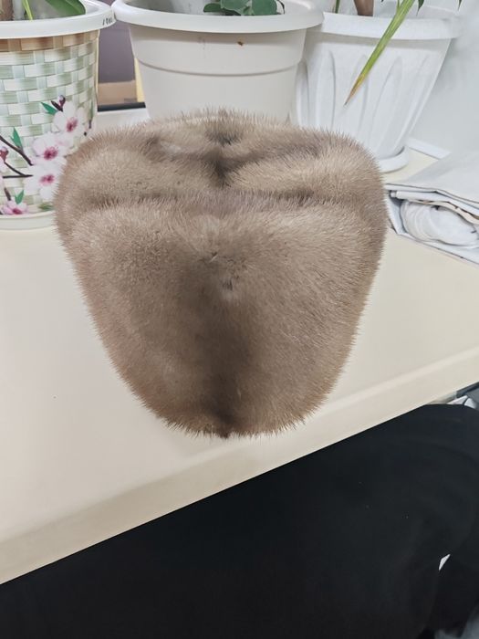 Норковая шапка мужская